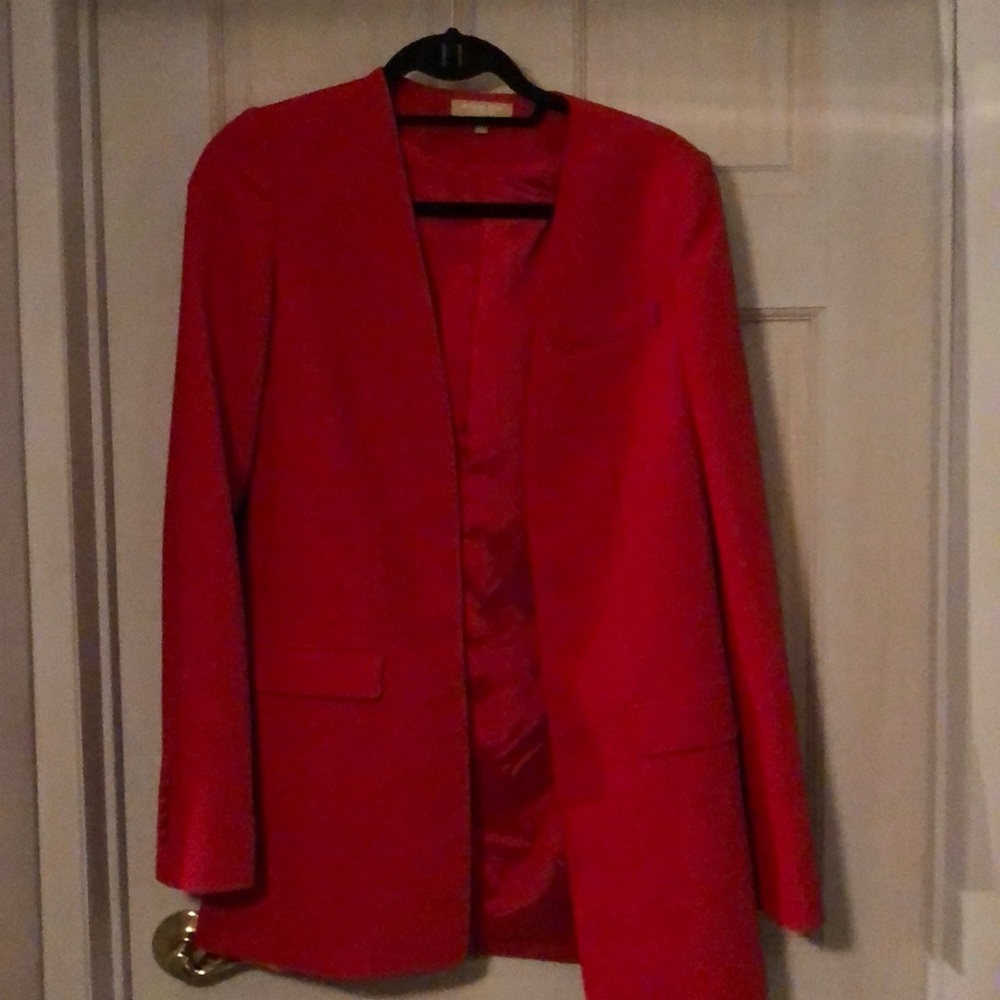 Michael Kors Collection Red Blazer